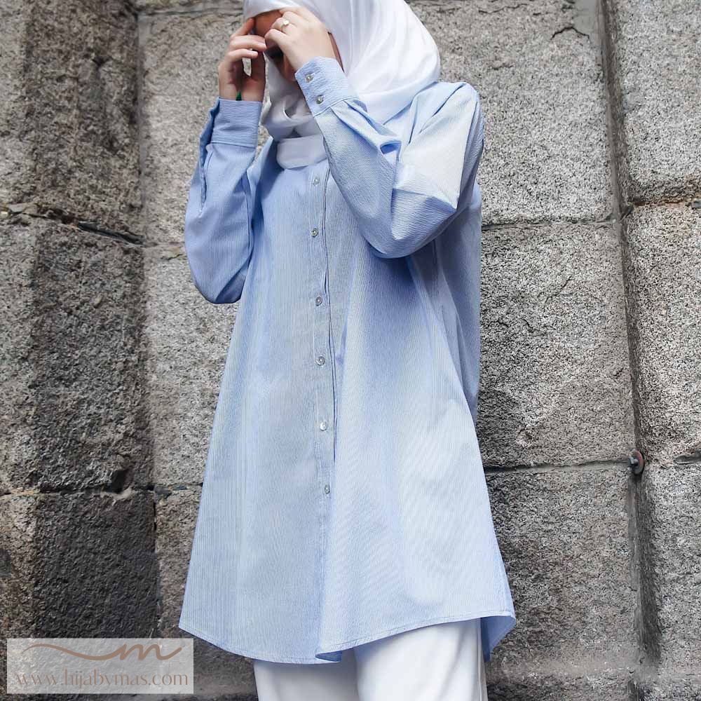 Túnica algodón cuello mao