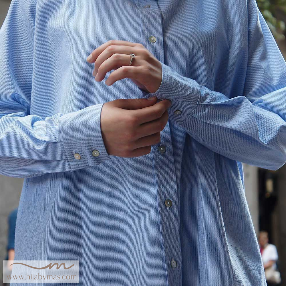 Túnica algodón cuello mao